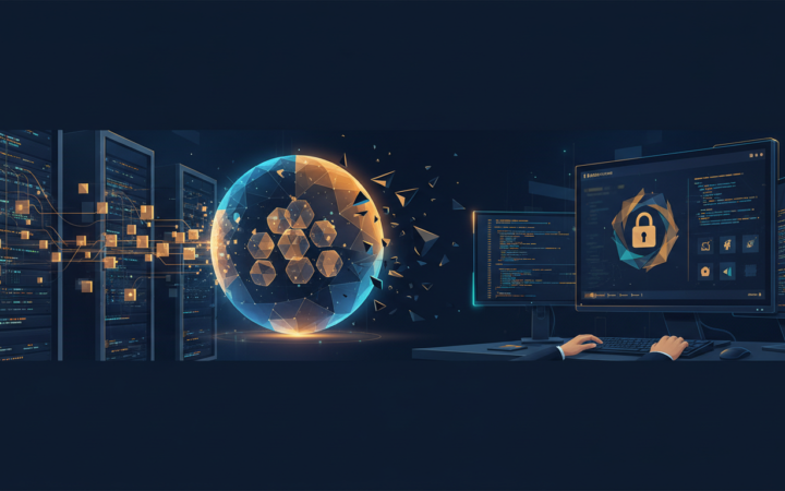 Conceptual image of servers protected against a compression software vulnerability