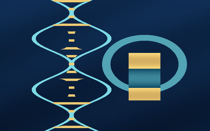 Conceptual illustration of the throat and DNA-based immunotherapy research
