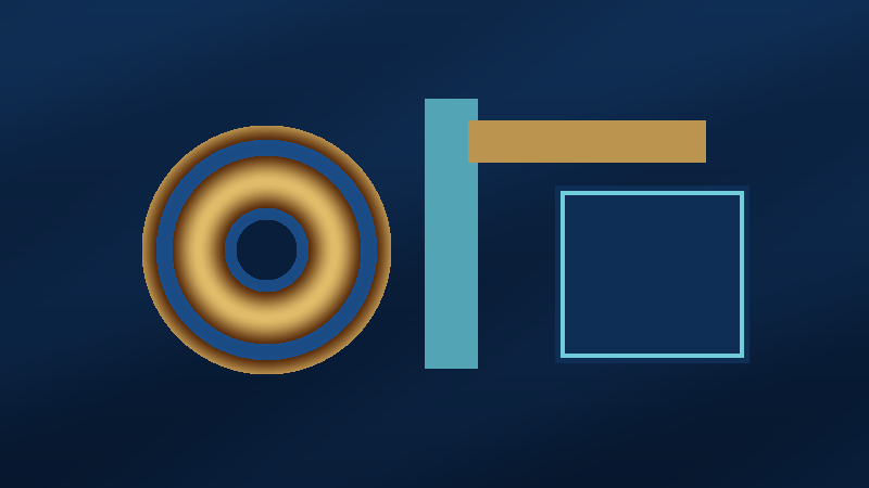 Acoustic guitar, film reel and television screen in an editorial illustration